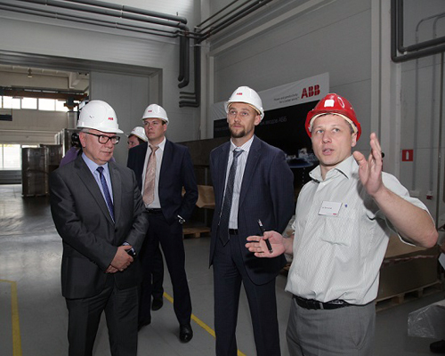 Встреча с Министром энергетики Московской области на заводе ‪ABB‬ в г.Хотьково